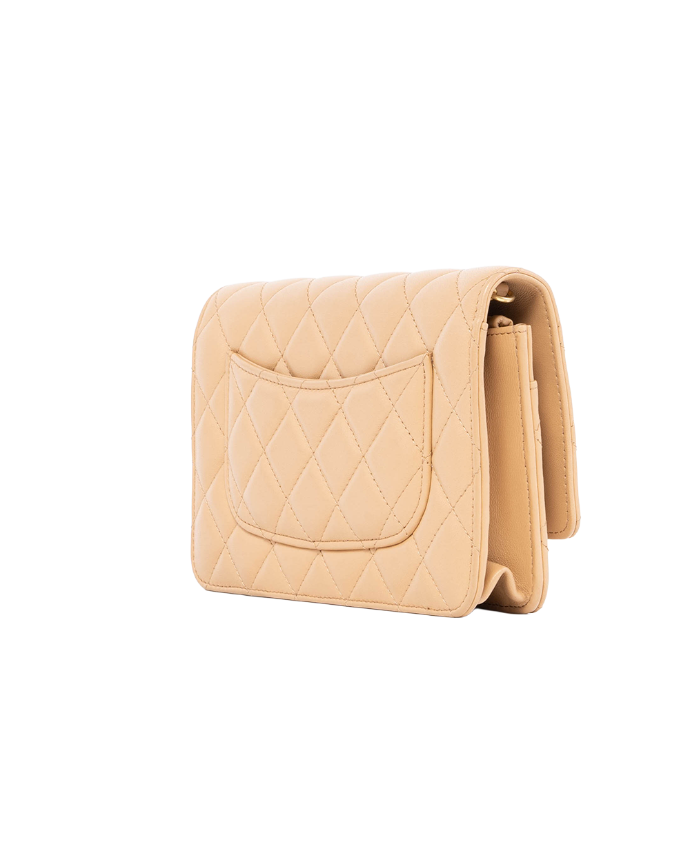 CHANEL WOC ADJUSTABLE CHAIN 7.5 BEIGE LAMB GHW XU84PH08 02914