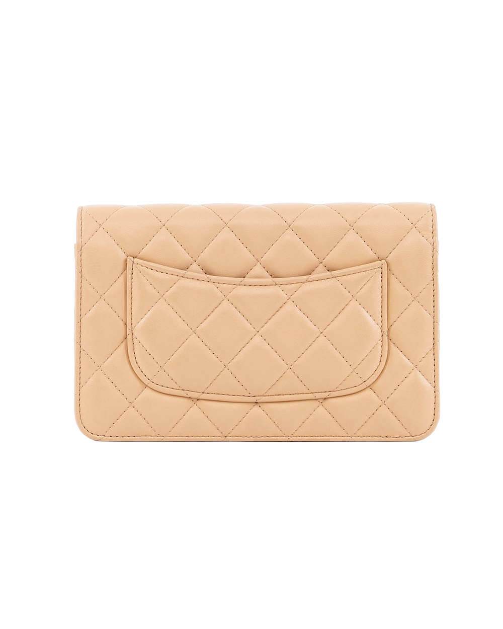CHANEL WOC ADJUSTABLE CHAIN 7.5 BEIGE LAMB GHW XU84PH08 02915