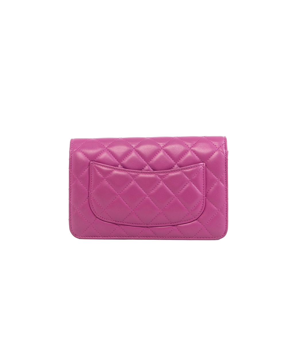 CHANEL WOC ADJUSTABLE CHAIN 7.5 PURPLE LAMB GHW 30807415 5393
