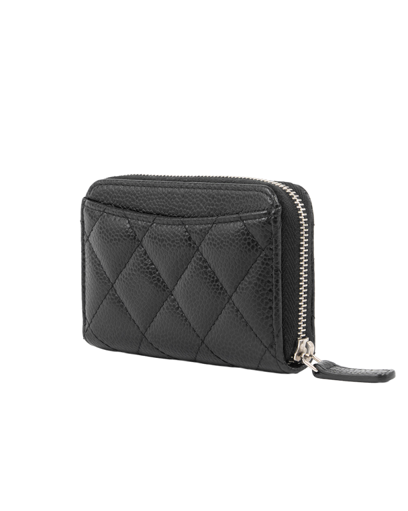 CHANEL ZIPPY CARD SHORT BLACK CAVIAR SHW 27994286 5450