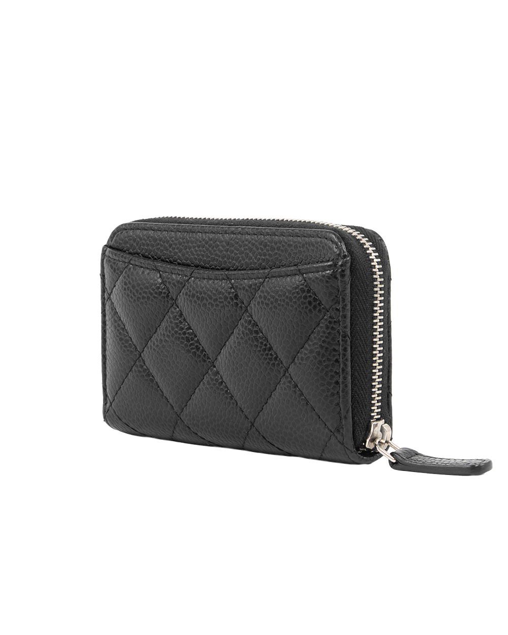 CHANEL ZIPPY CARD SHORT BLACK CAVIAR SHW 27994286 5450