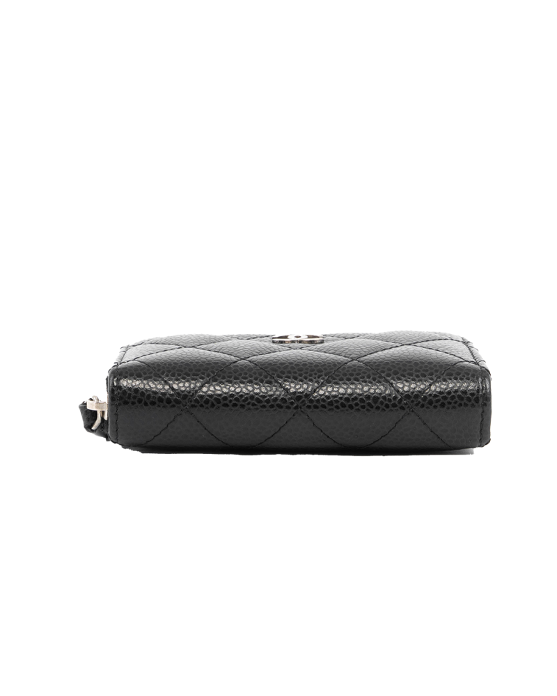CHANEL ZIPPY CARD SHORT BLACK CAVIAR SHW 27994286 5452