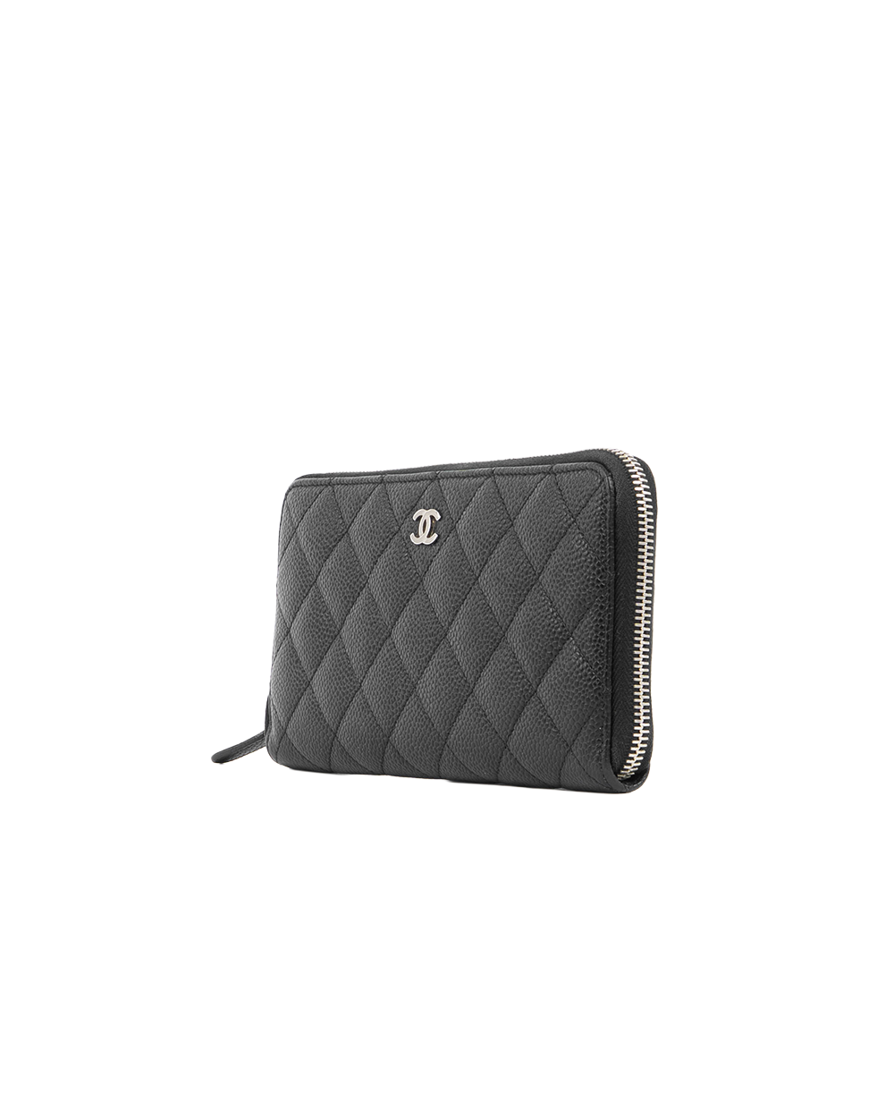 CHANEL ZIPPY LONG WALLET LONG BLACK CAVIAR SHW 25400114 5413