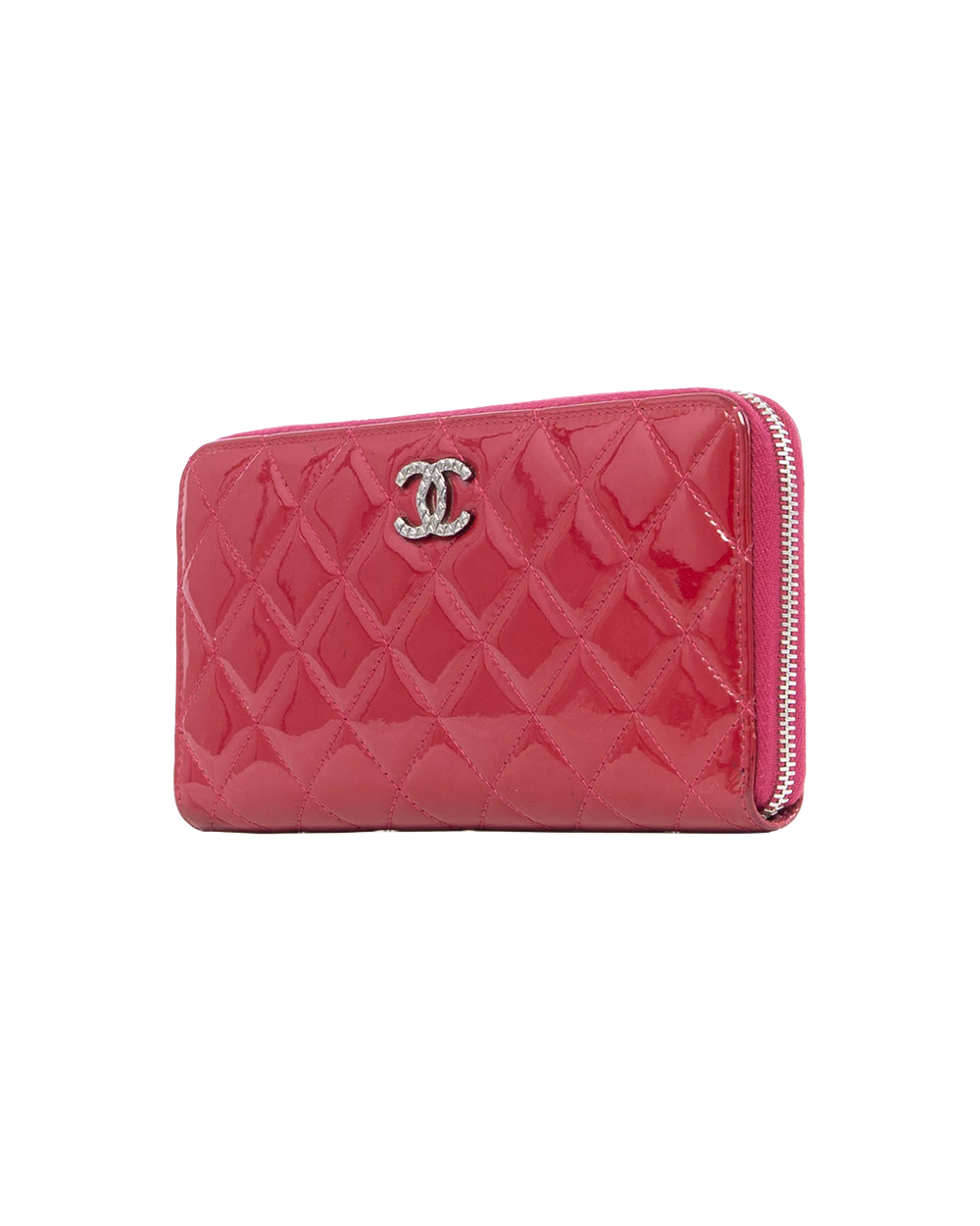 CHANEL ZIPPY LONG WALLET LONG RED PATENT SHW 22832959 1141