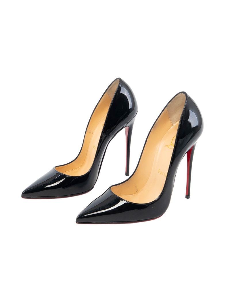 CHRISTIAN SO KATE 120 37 BLACK PATENT 5449