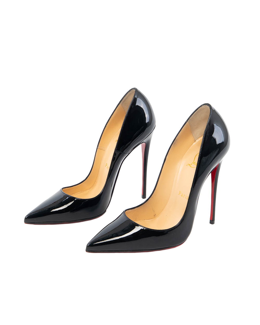 CHRISTIAN SO KATE 120 37 BLACK PATENT 5449