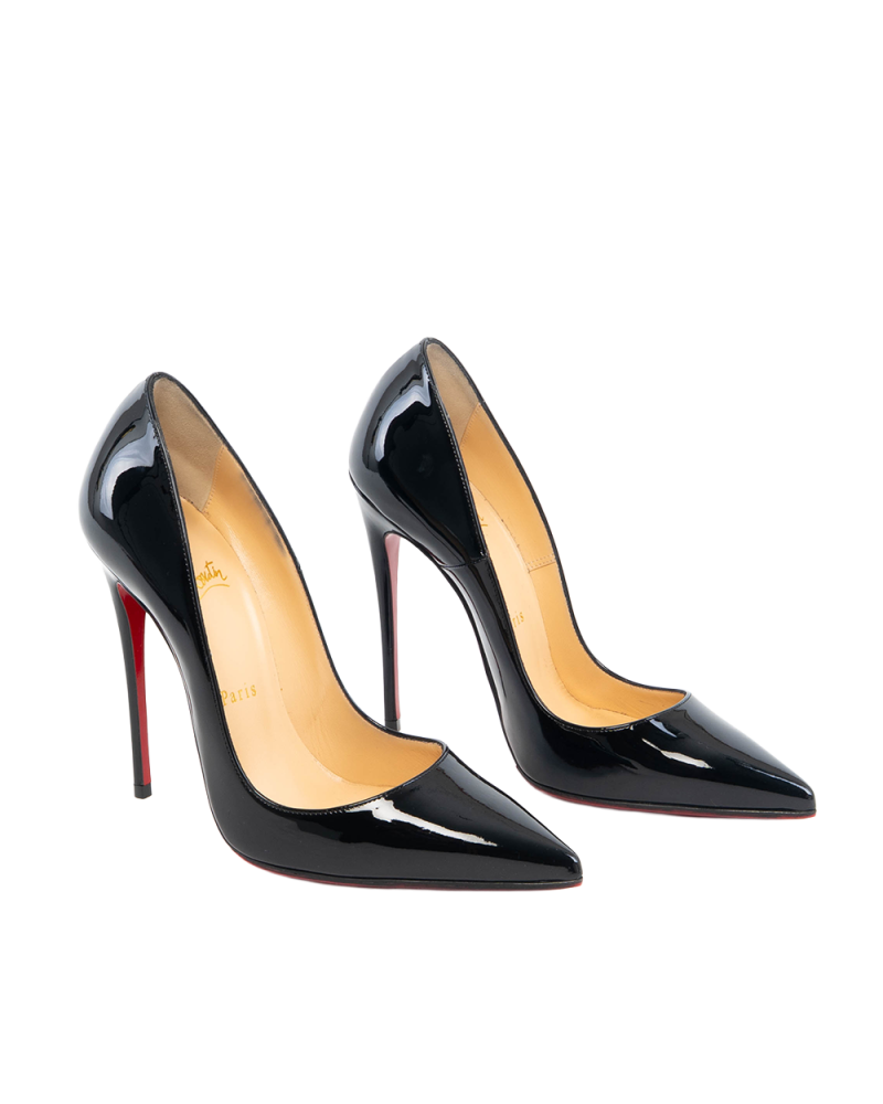 CHRISTIAN SO KATE 120 37 BLACK PATENT 5450