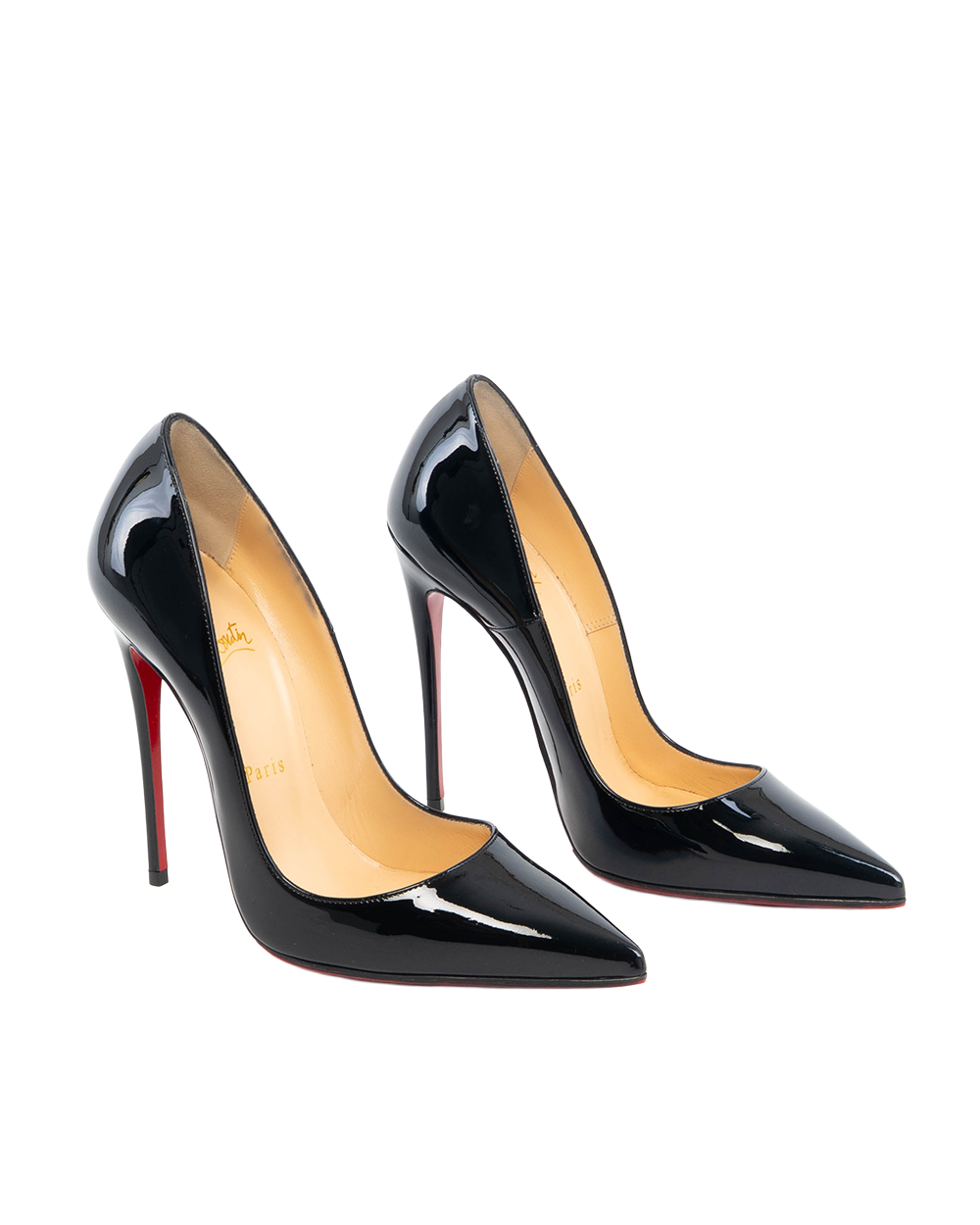 CHRISTIAN SO KATE 120 37 BLACK PATENT 5450