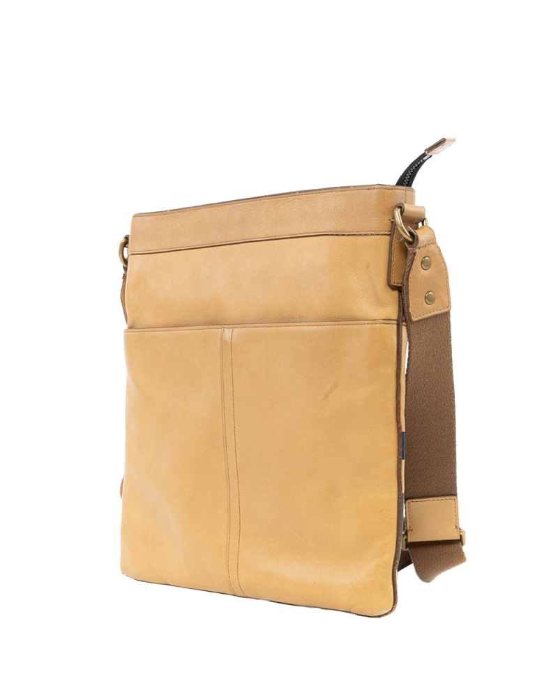 COACH MESSENGER BAG BROWN CALF GHW 0391