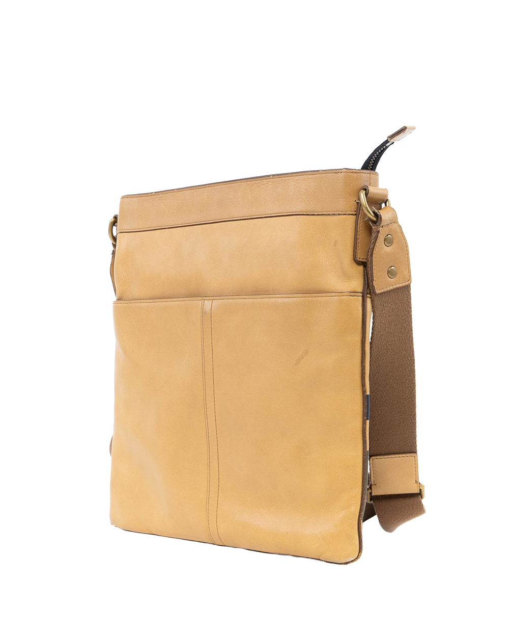 COACH MESSENGER BAG BROWN CALF GHW 0391