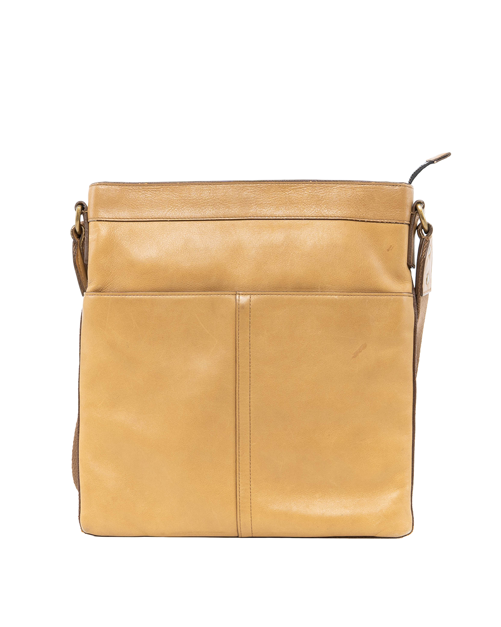 COACH MESSENGER BAG BROWN CALF GHW 0392