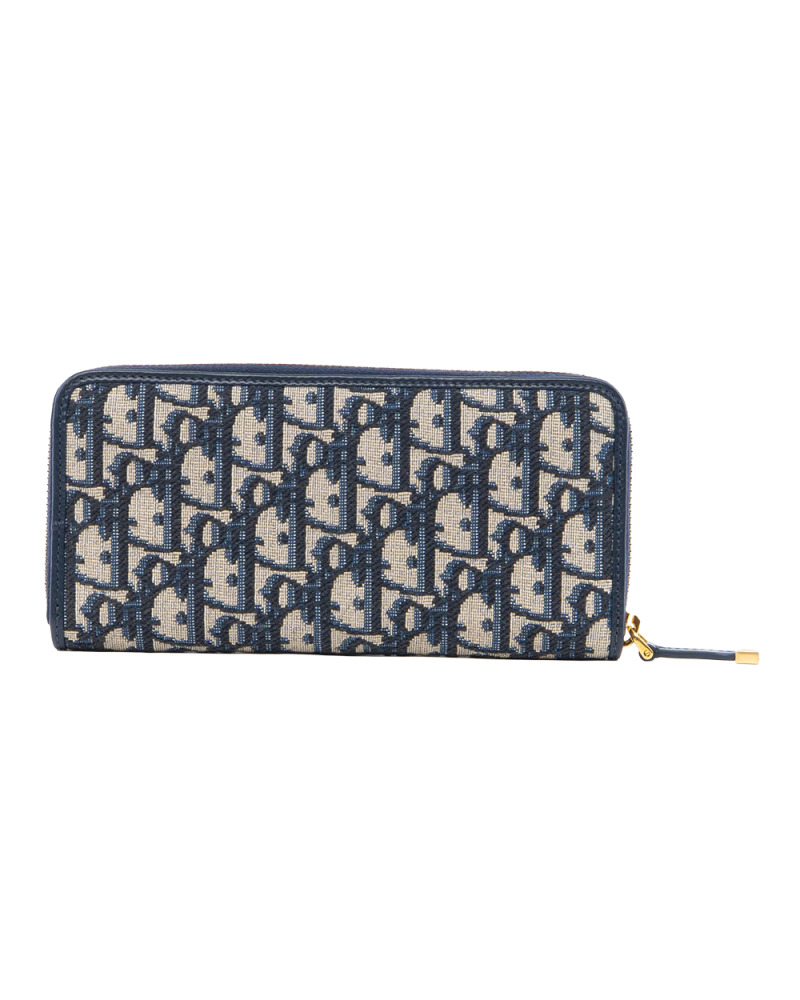 DIOR 30 MONTAIGNE VOYAGEUR LONG WHITE OBLIQUE JACQUARD GHW 4932