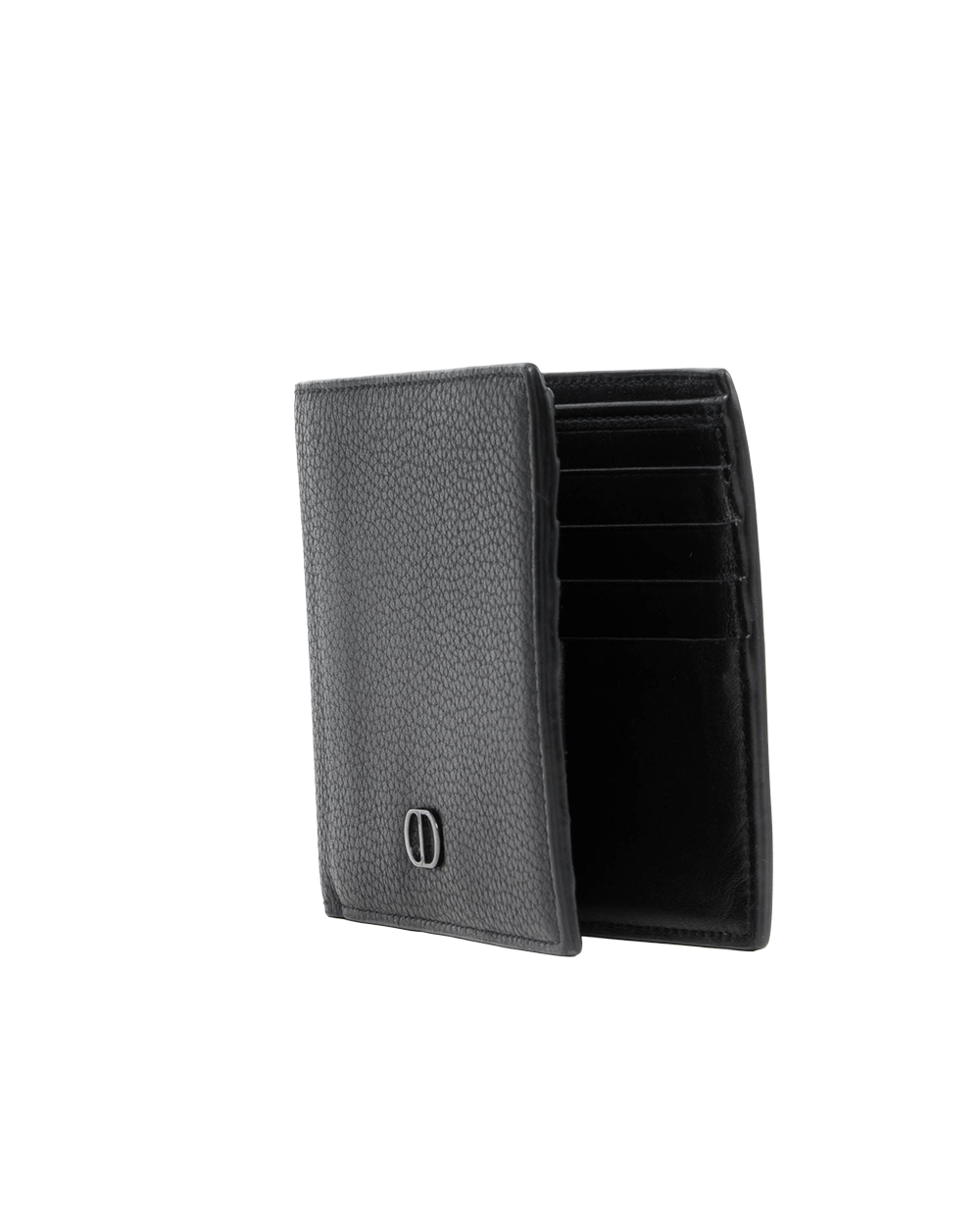 DIOR 8 CARD WALLET SHORT BLACK CALF SHW 12 BO 1201 1165