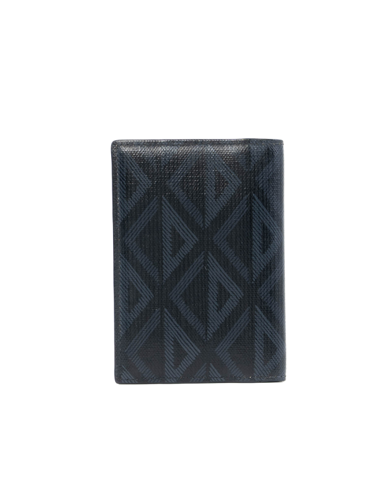 DIOR BI FOLD CARD HOLDER SHORT BLACK CALF SHW 12 BO 0222 1236