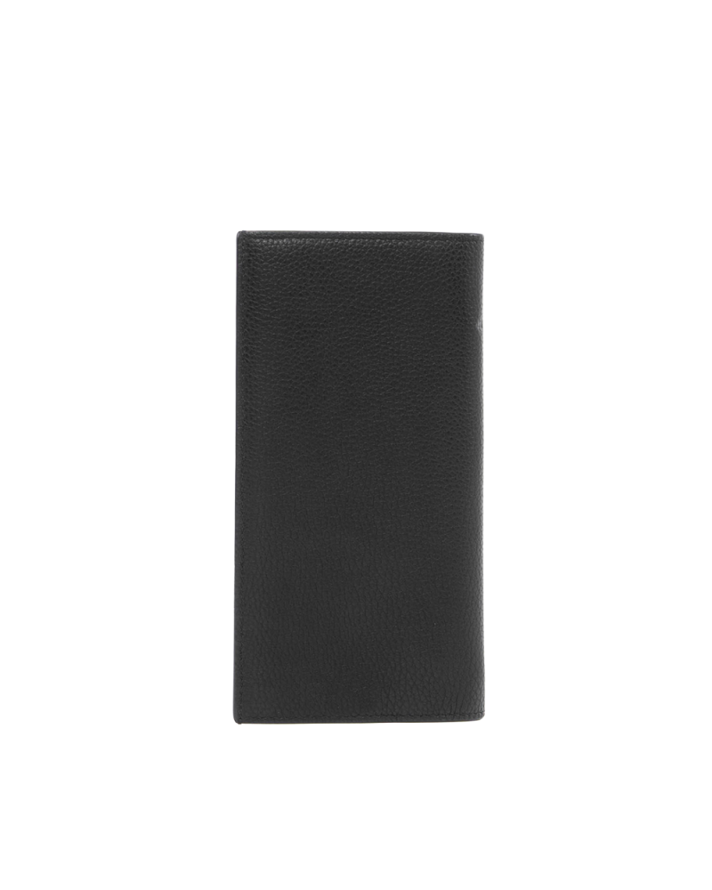 DIOR BI FOLD WALLET LONG BLACK CALF SHW 10 BO 0201 1106