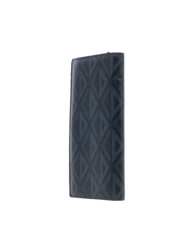 DIOR BI FOLD WALLET LONG BLACK CALF SHW 10 BO 1211 1200