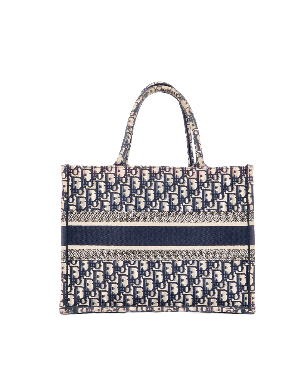 DIOR BOOK TOTE MEDIUM BLUE JACQUARD 50 MA 0220 02234