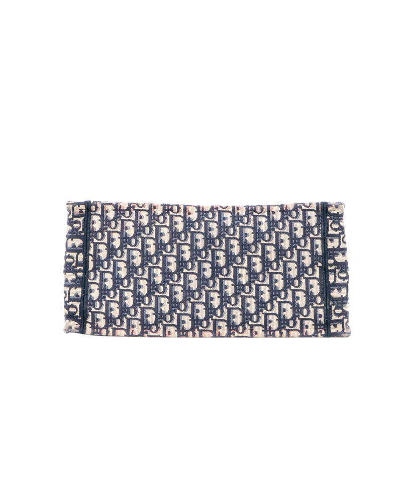 DIOR BOOK TOTE MEDIUM BLUE JACQUARD 50 MA 0220 02235