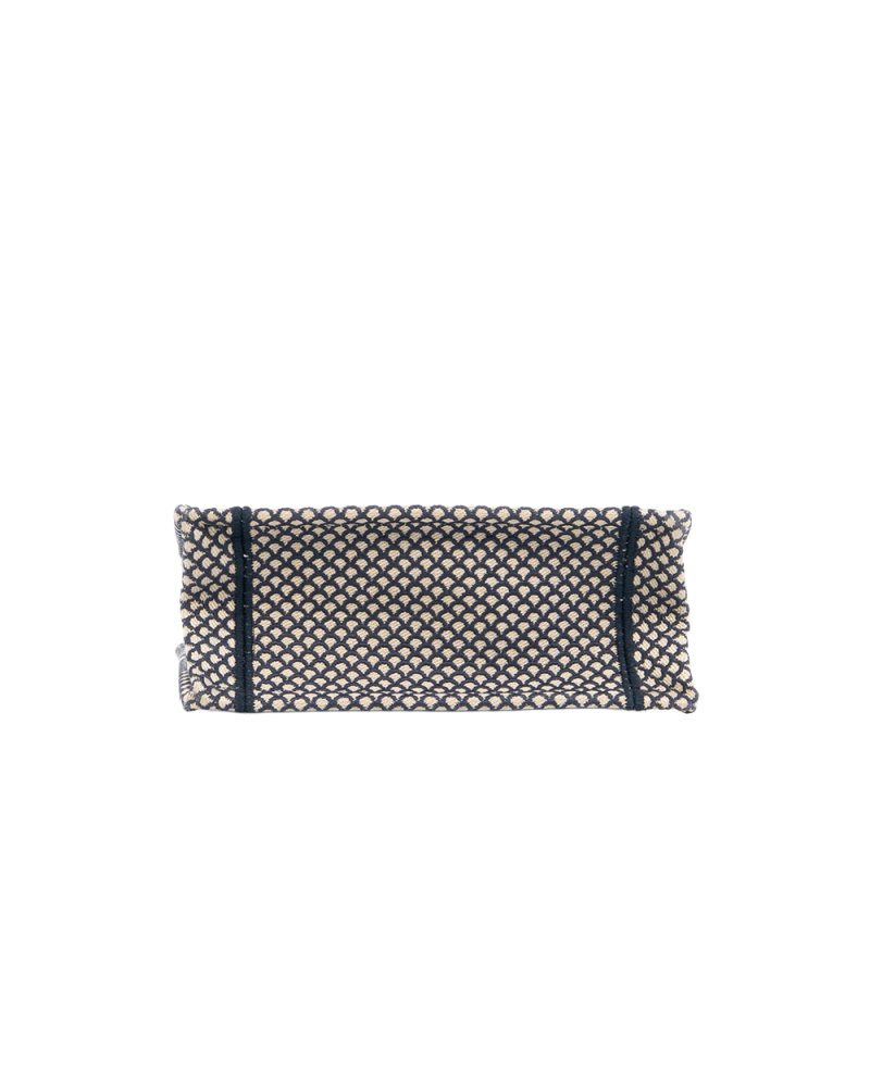 DIOR BOOK TOTE MINI OBLIQUE WHITE JACQUARD 50 MA 0189 5316