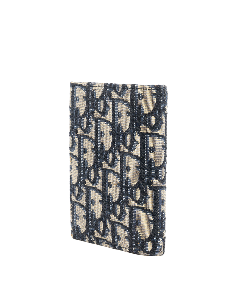 DIOR CARD HOLDER WHITE OBLIQUE JACQUARD SHW 12 BO 1210 5608