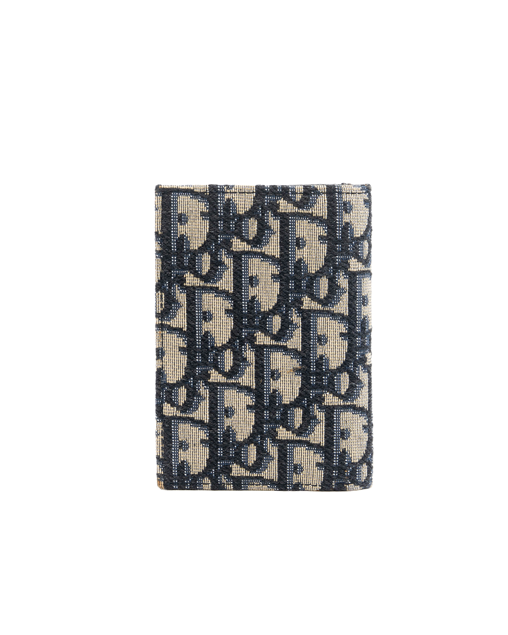 DIOR CARD HOLDER WHITE OBLIQUE JACQUARD SHW 12 BO 1210 5609