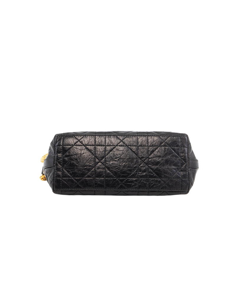 DIOR CD STAR HOBO BLACK LAMB GHW 48 MA 1223 5289