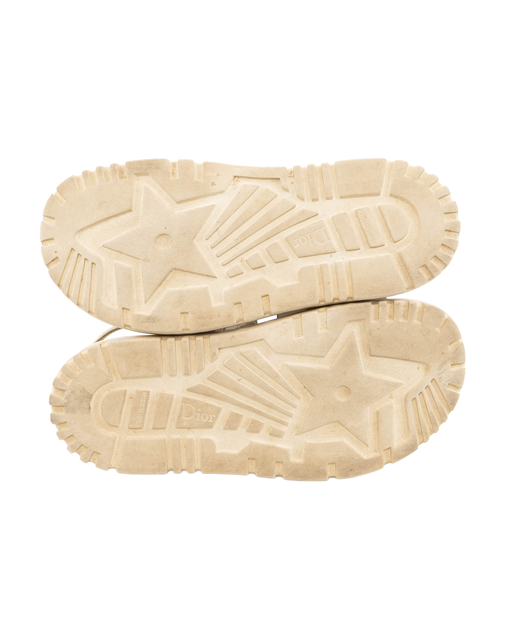 DIOR DIORACT SANDAL 37 WHITE LAMB GHW MD 07 21 5338
