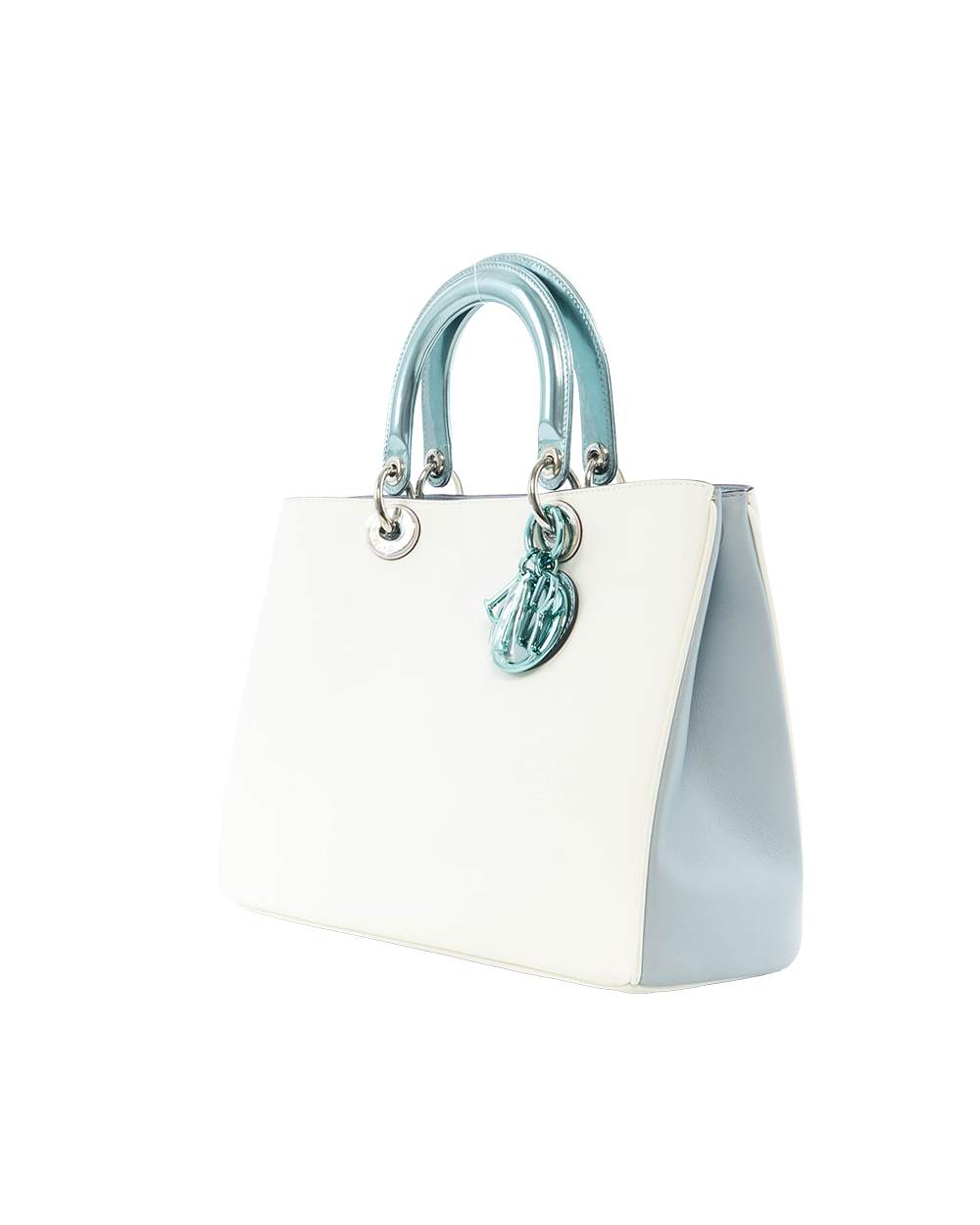 DIOR DIORISSIMO TOTE BAG MEDIUM BEIGE GRAY CALF SHW 09 MA 0195 7137