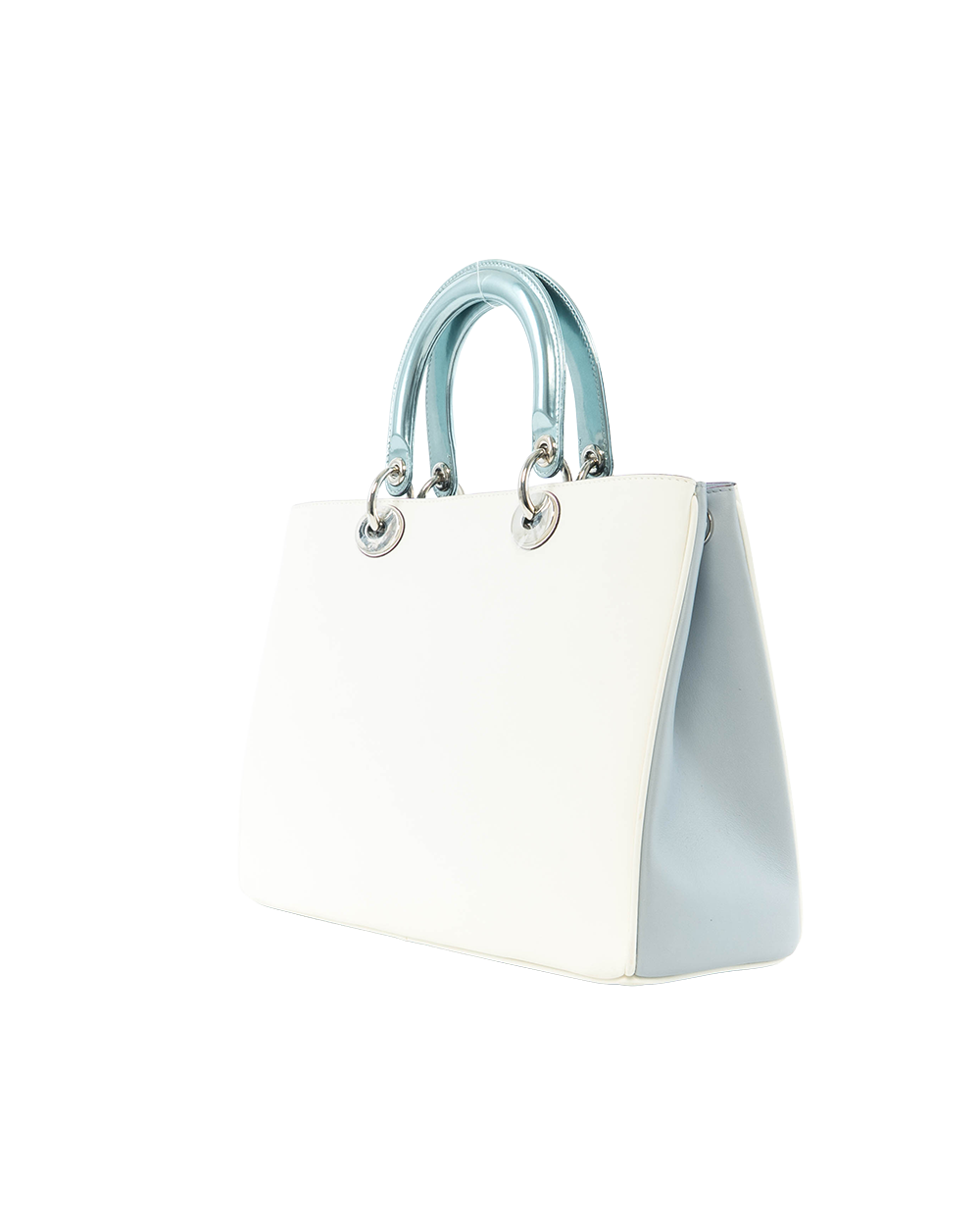 DIOR DIORISSIMO TOTE BAG MEDIUM BEIGE GRAY CALF SHW 09 MA 0195 7138