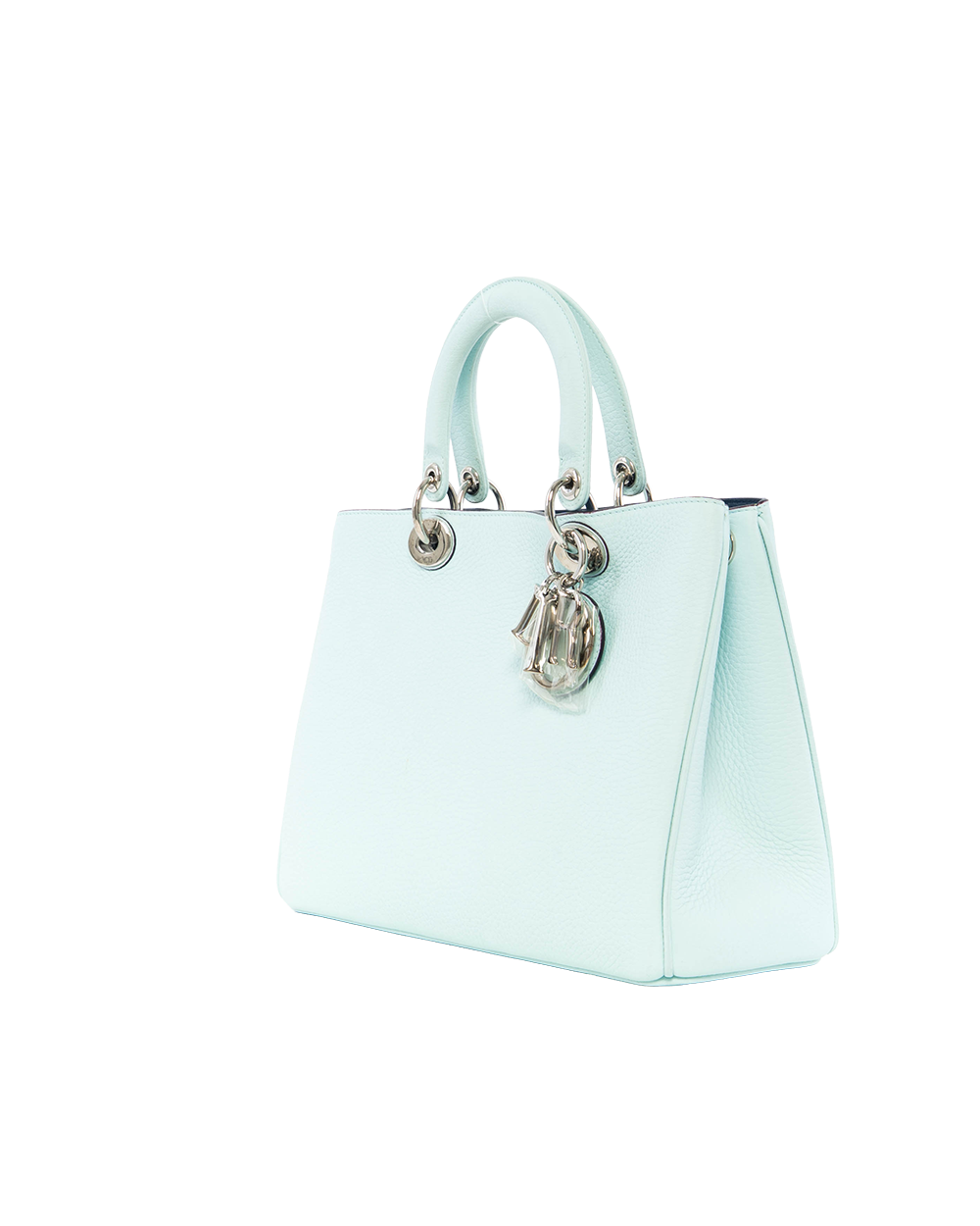 DIOR DIORISSIMO TOTE BAG MEDIUM BLUE BABY BLUE CALF SHW OB MA 1105 7101