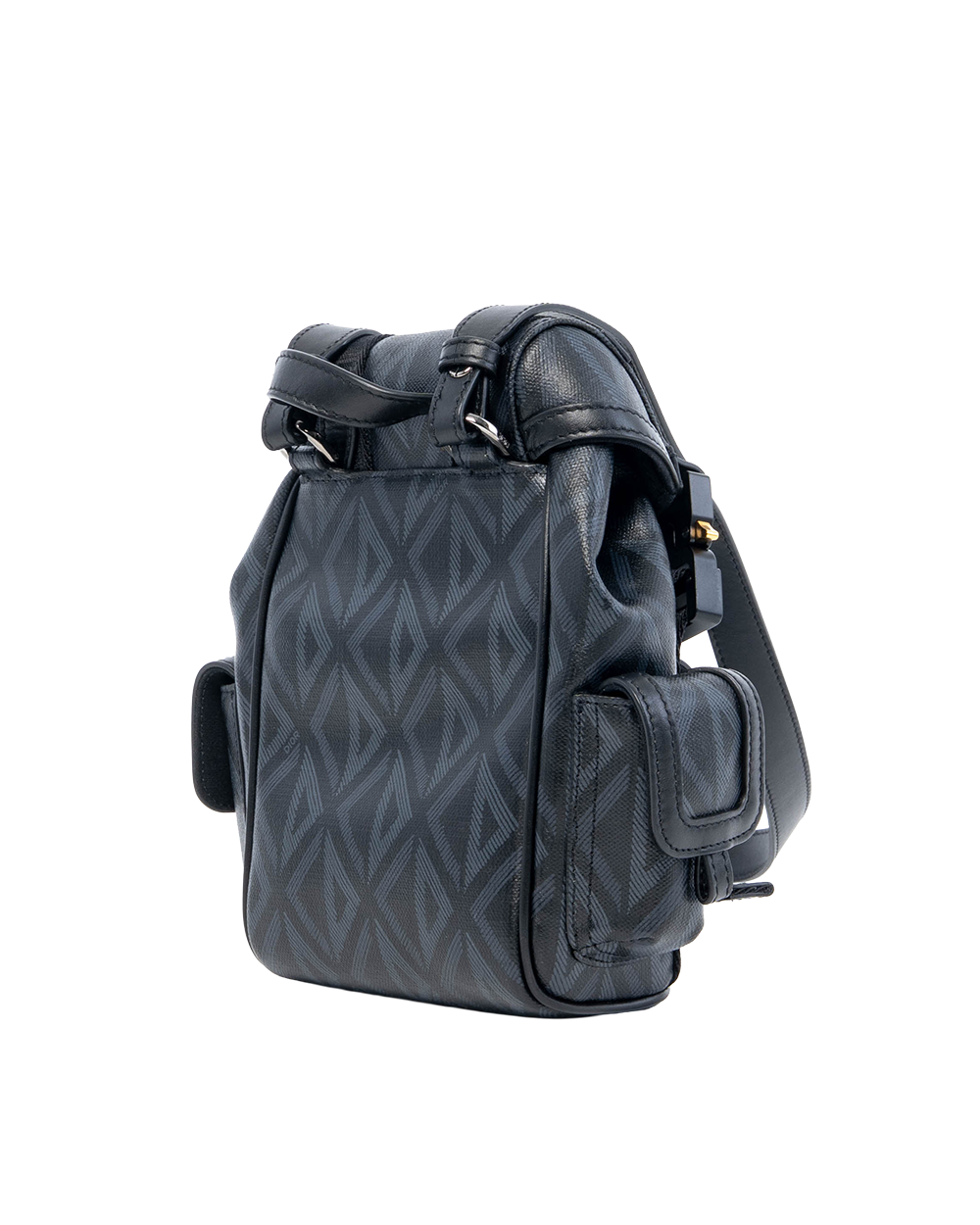 DIOR HIT THE ROAD BACKPACK MINI BLACK CANVAS BRHW 07302