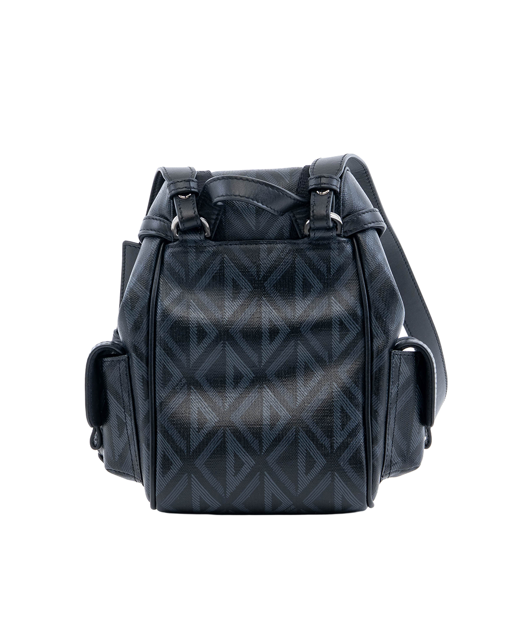 DIOR HIT THE ROAD BACKPACK MINI BLACK CANVAS BRHW 07303