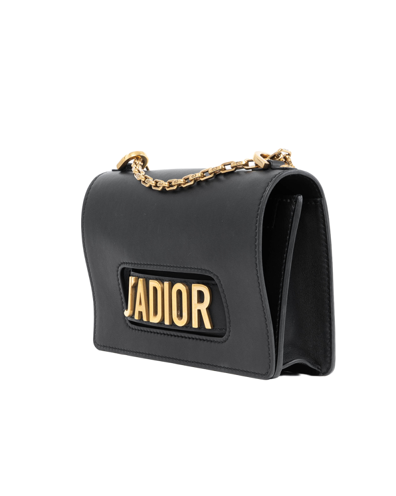 DIOR J ADIOR SHOULDER BLACK CALF GHW 08 MA 0167 3190