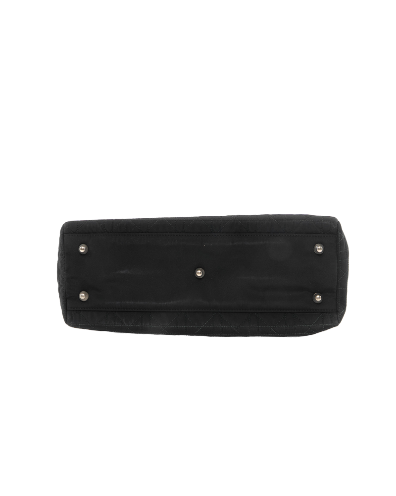 DIOR LADY LARGE BLACK NYLON SHW RU 0977 0818