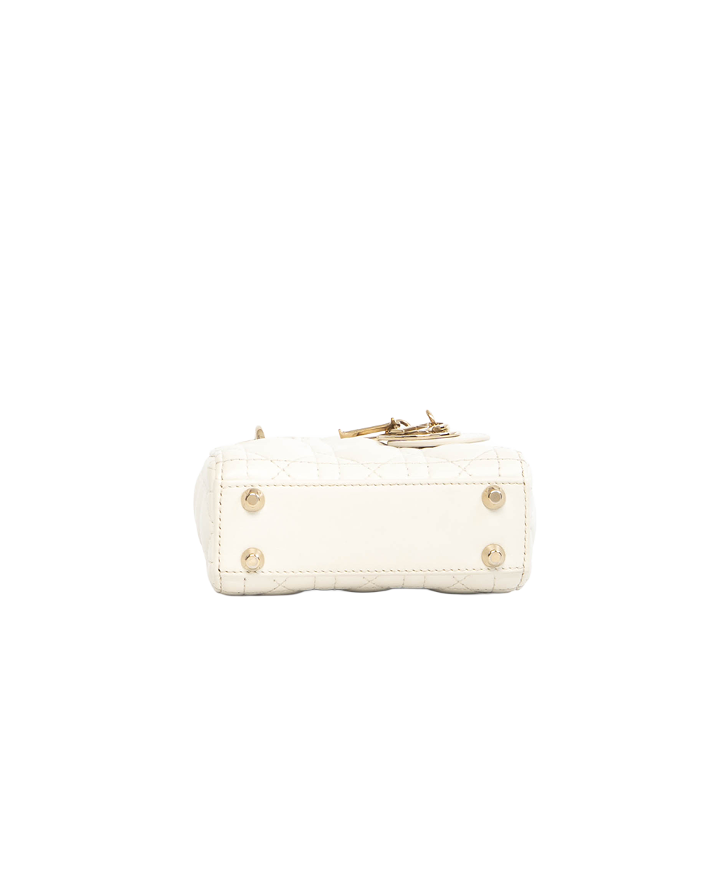 DIOR LADY MICRO WHITE LAMB GHW 10 MA 0222 5503