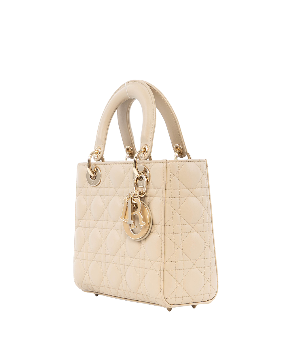 DIOR LADY SMALL BEIGE LAMB GHW 01 RU 0242 4943