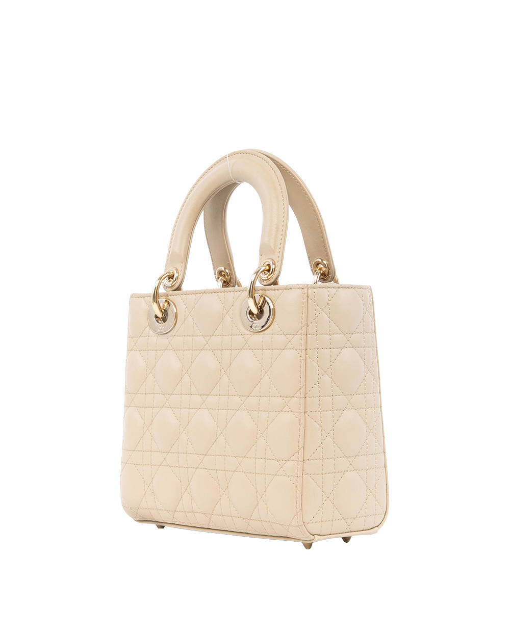 DIOR LADY SMALL BEIGE LAMB GHW 01 RU 0242 4944