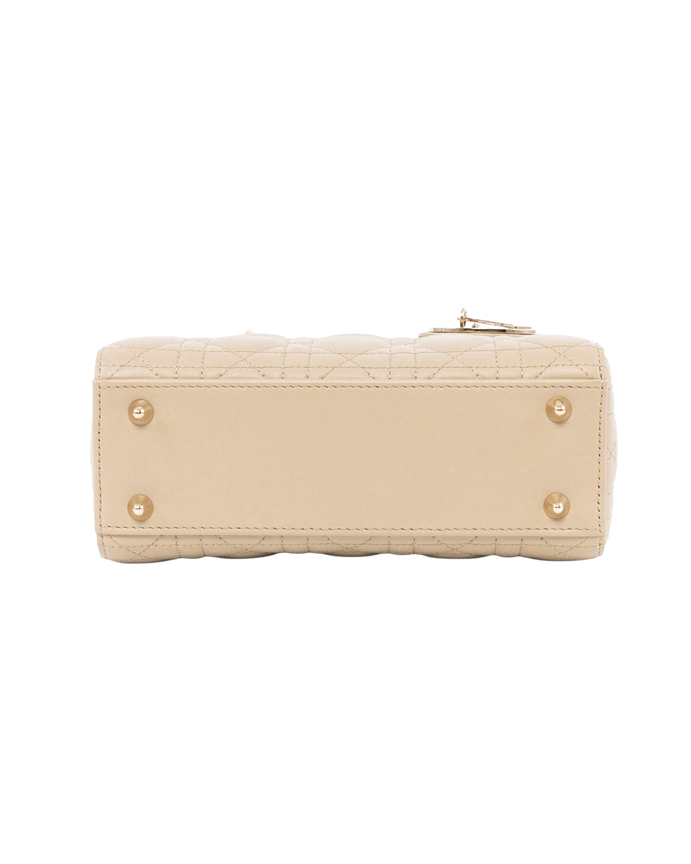 DIOR LADY SMALL BEIGE LAMB GHW 01 RU 0242 4951