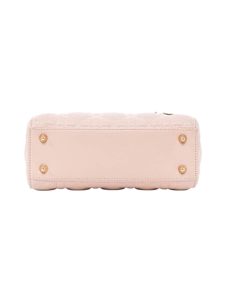 DIOR LADY SMALL PINK LAMB GHW 29 MA 1116 2111