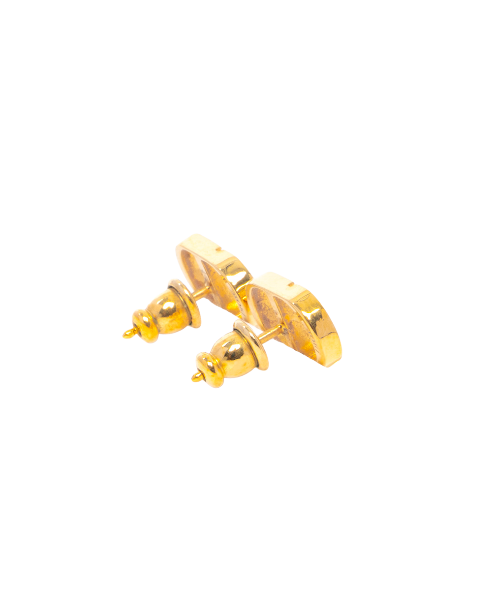 DIOR PETIT CD EARRING GOLD PEARL GHW 0074
