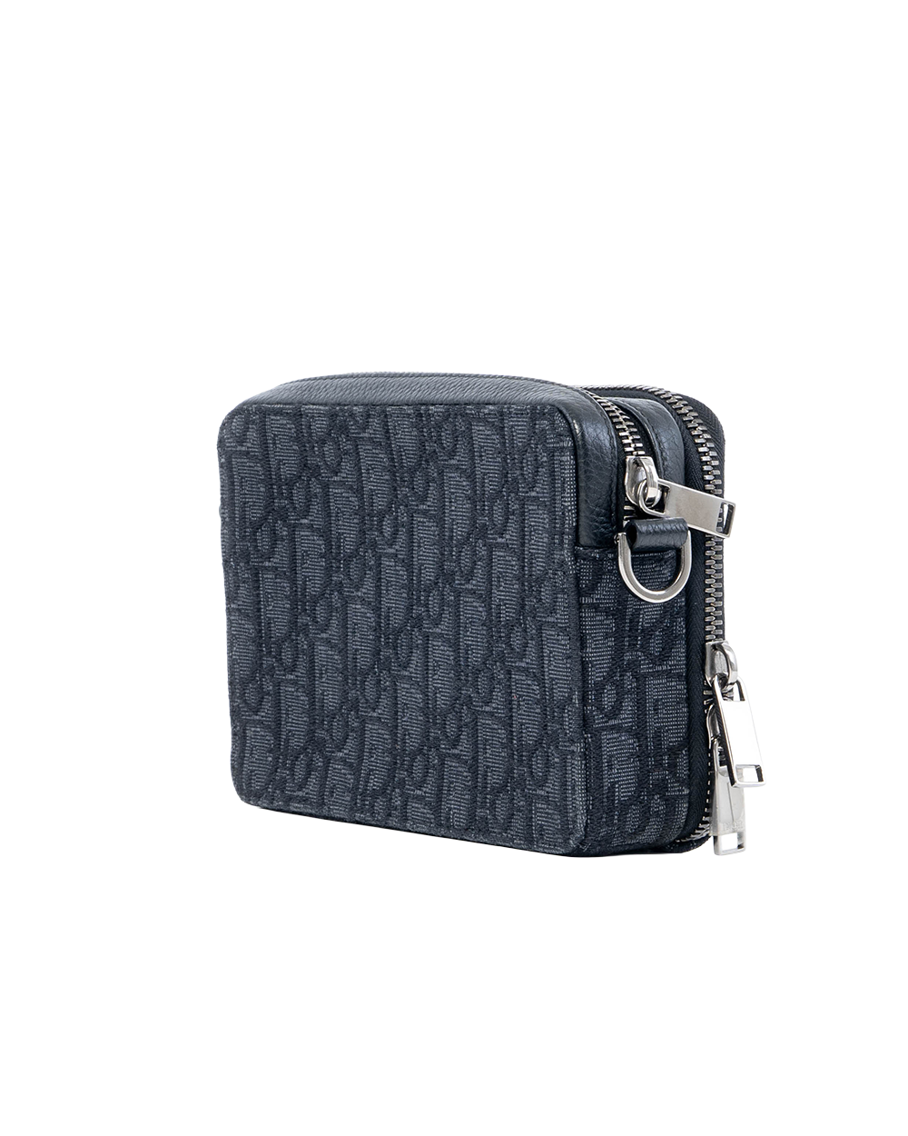 DIOR POUCH WITH STRAP BLACK OBLIQUE JACQUARD SHW 05338