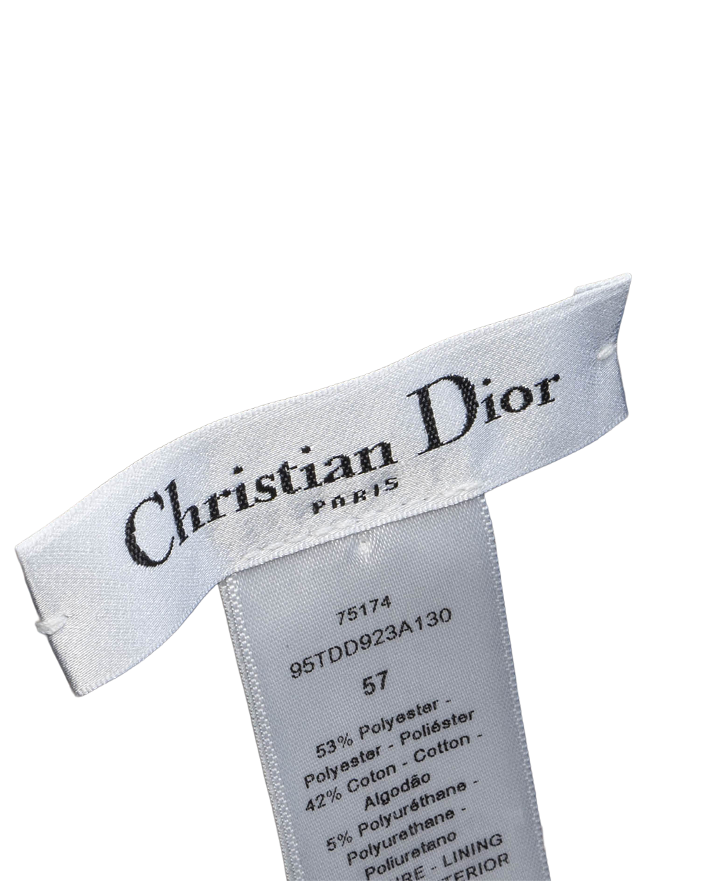DIOR REVERSIBLE TEDDY D BUCKET HAT 57 OBLIQUE NAVY COTTON SHW 95TDD923A130 01437