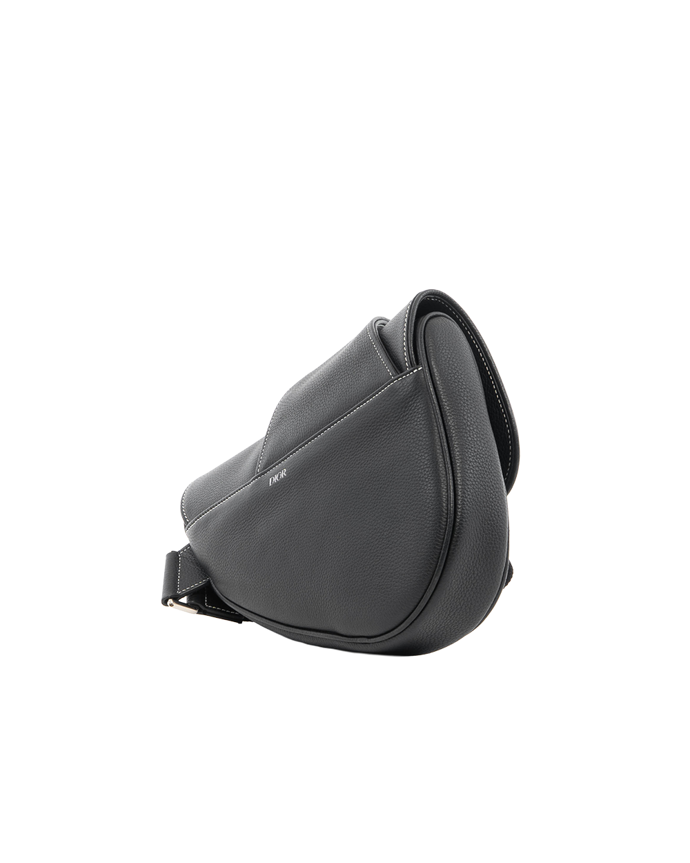DIOR SADDEL BELT BAG BLACK CALF SHW 0473