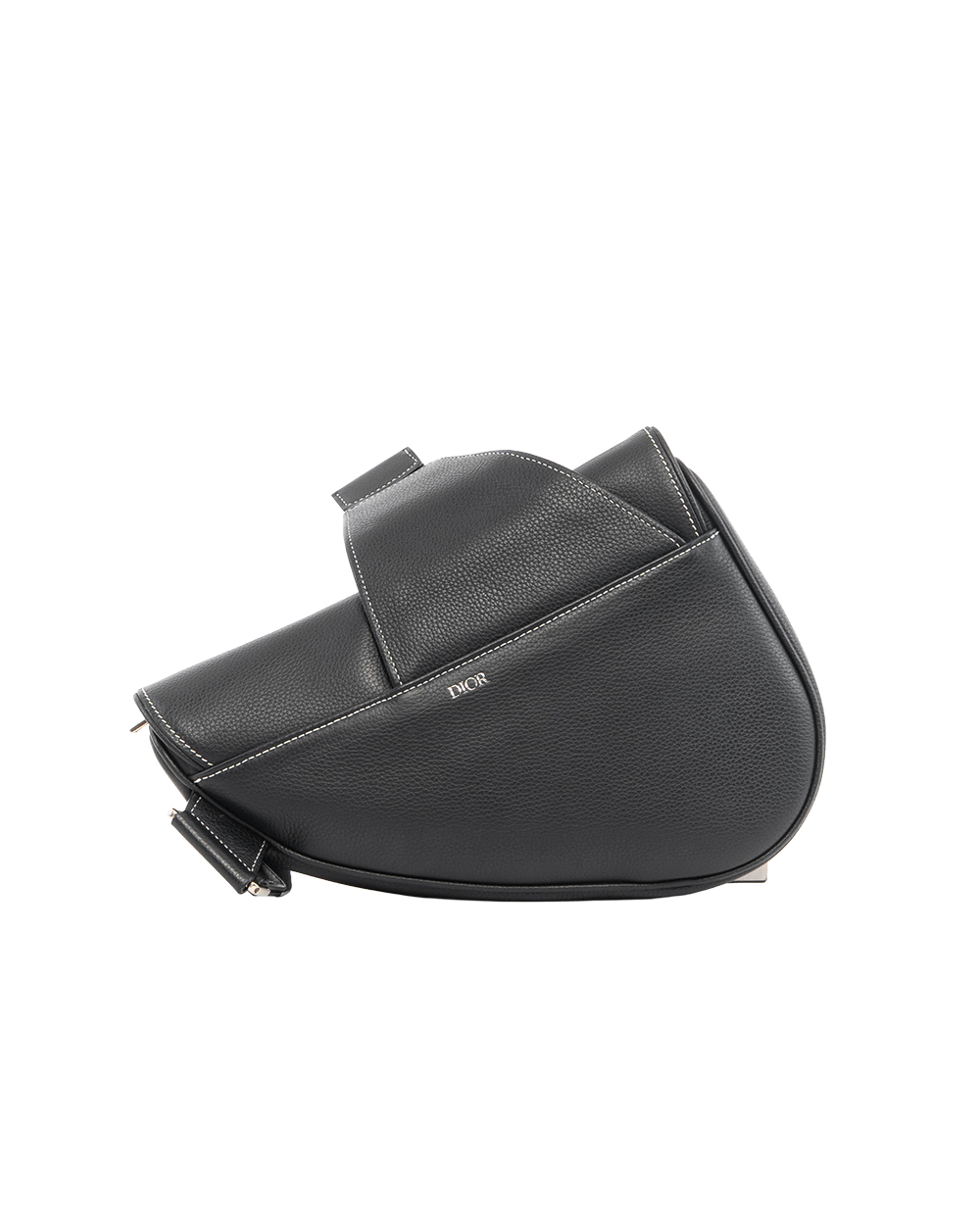 DIOR SADDEL BELT BAG BLACK CALF SHW 0474