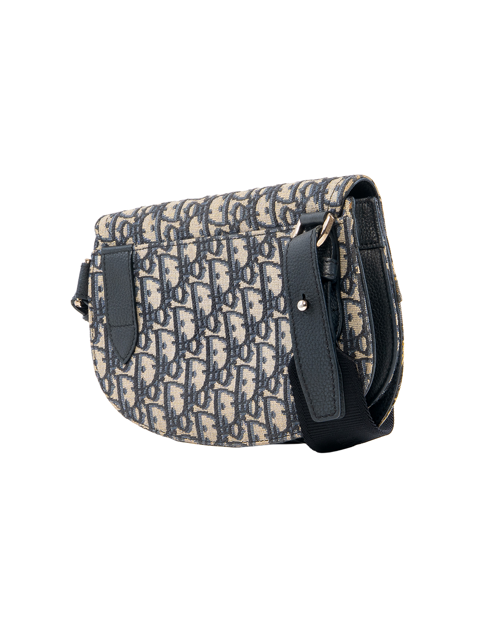 DIOR SADDEL BELT BAG OBLIQUE NAVY JACQUARD RHW 07 BO 0212 0134