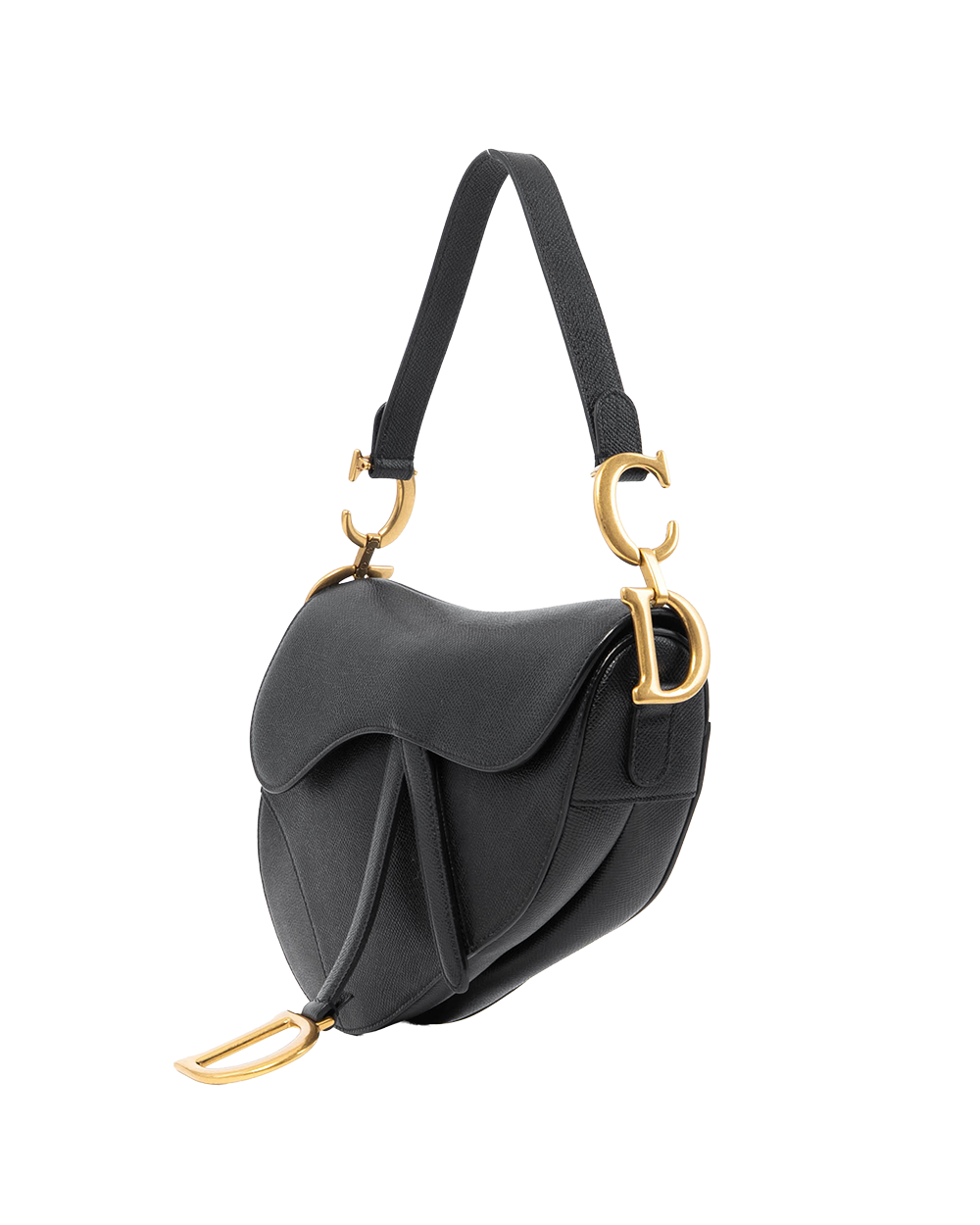 DIOR SADDEL MEDIUM BLACK CALF GHW 09 MA 0232 2120