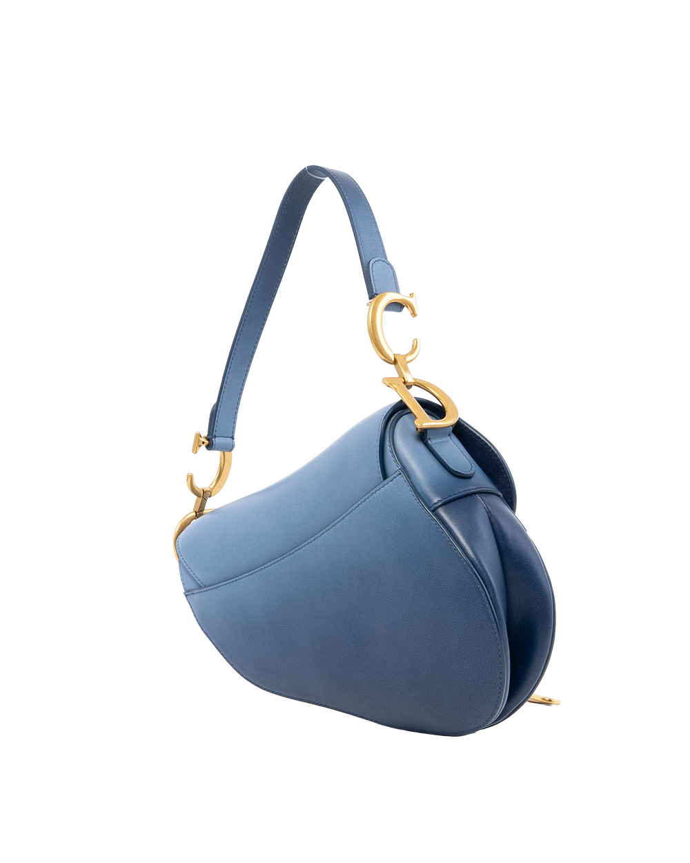 DIOR SADDEL MEDIUM BLUE CALF GHW 1134