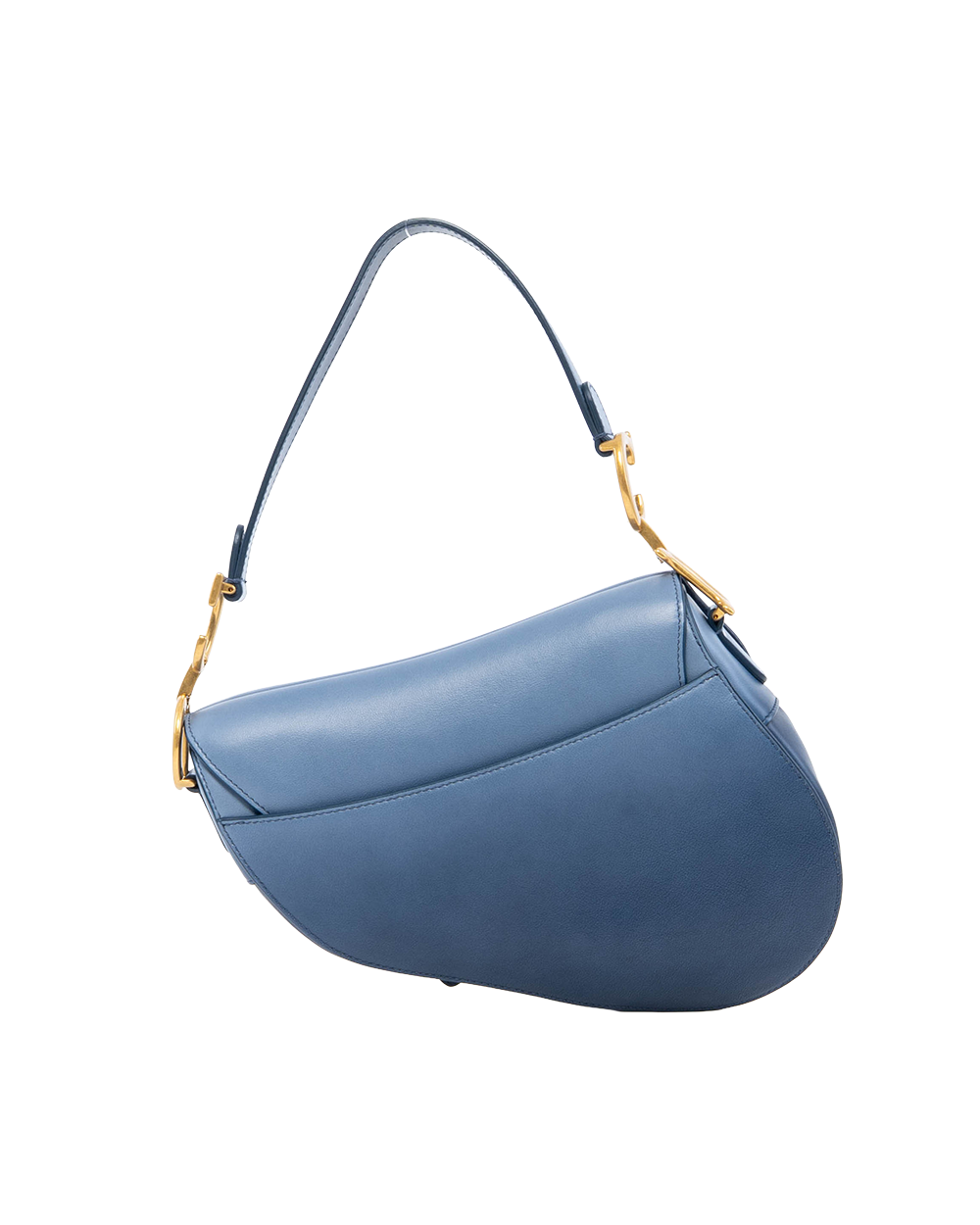 DIOR SADDEL MEDIUM BLUE CALF GHW 1135