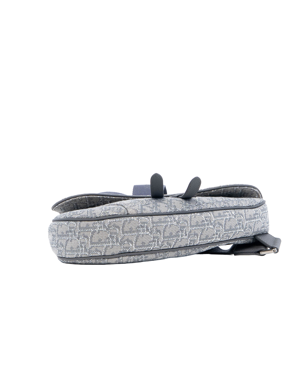 DIOR SADDLE MEDIUM RUTHENIUM OBLIQUE JACQUARD SHW 29 BO 0282 3042
