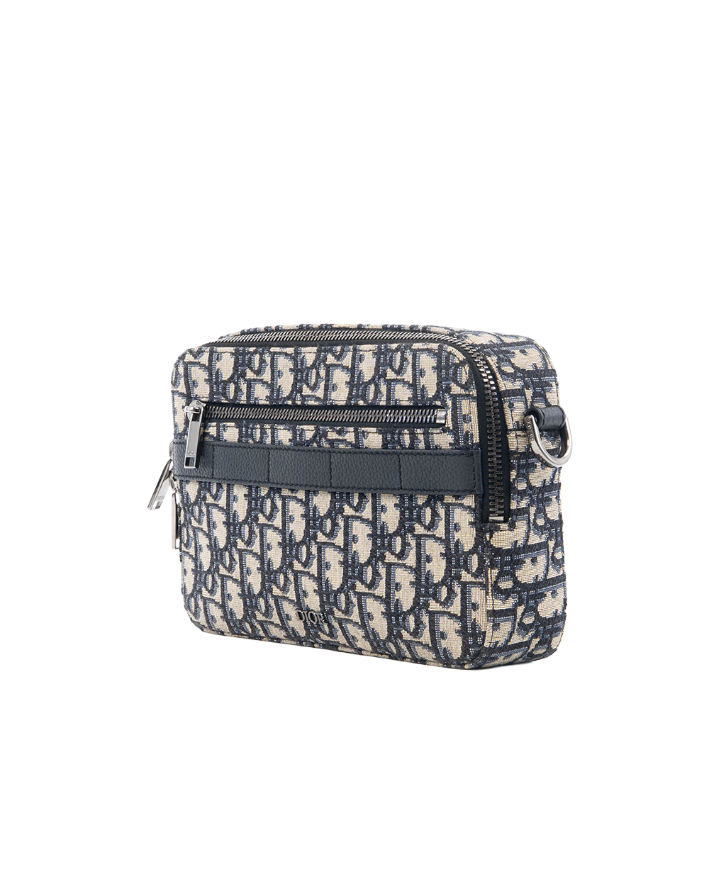 DIOR SAFARI MESSENGER BLUE NAVY OBLIQUE JACQUARD SHW 27 BO 1221 5327